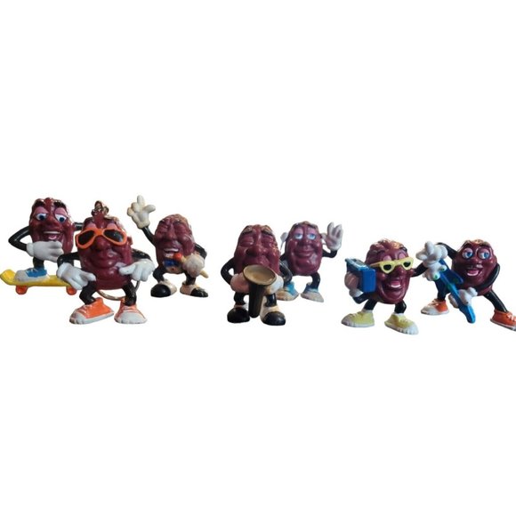 Other - California Raisins 1980s Vintage Lot of 7 Toy Figures